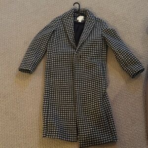 H&M gingham coat